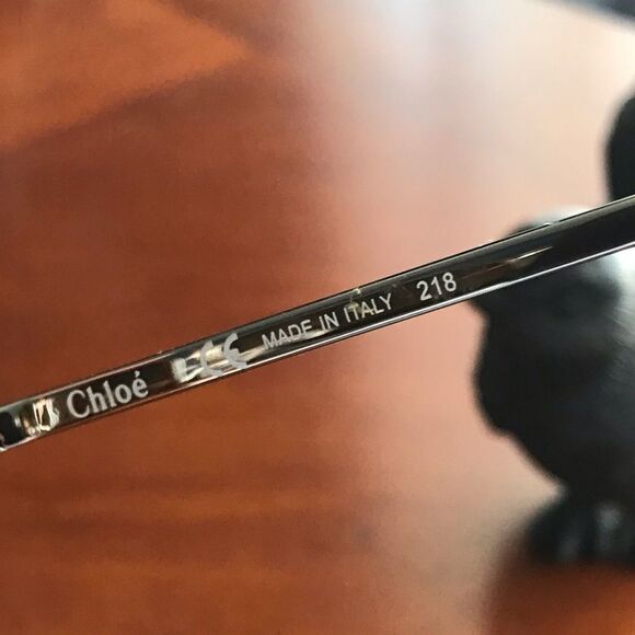 CHLOE Romie 61 mm aviator sunglasses in gold Nwot gold mirror oversized - Picture 7 of 7